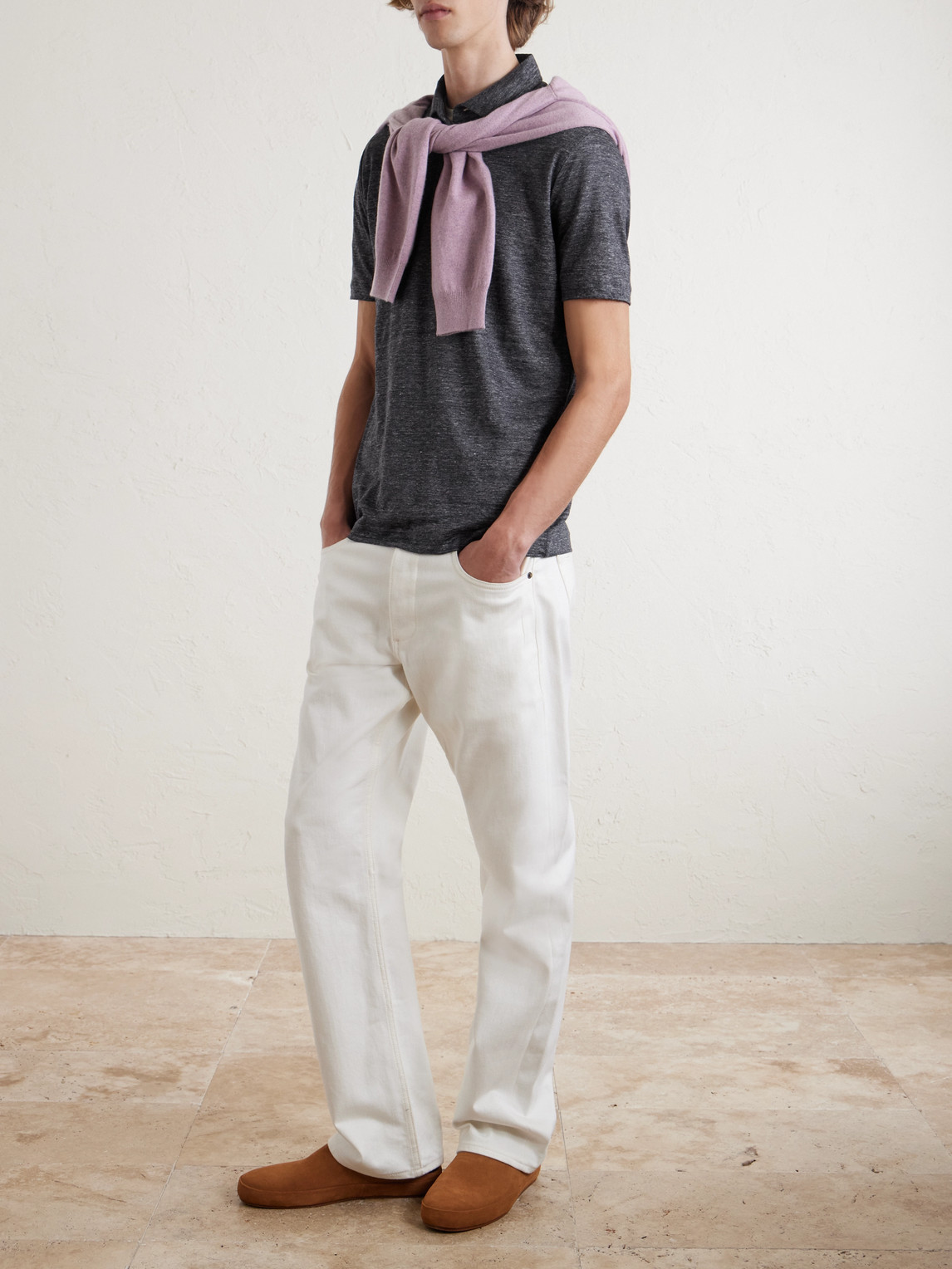 Linen Polo Shirt