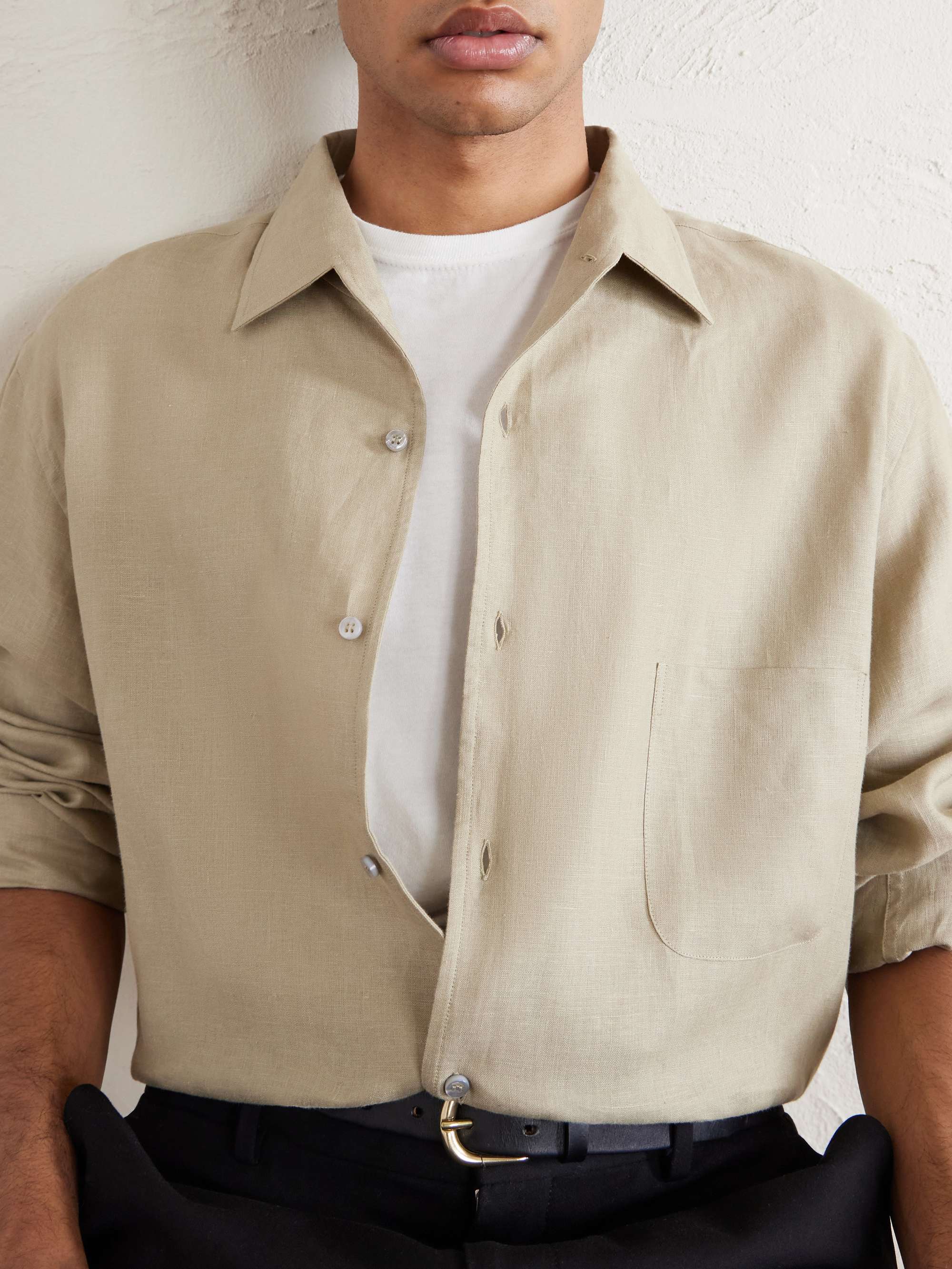 LORO PIANA André Linen Shirt for Men | MR PORTER