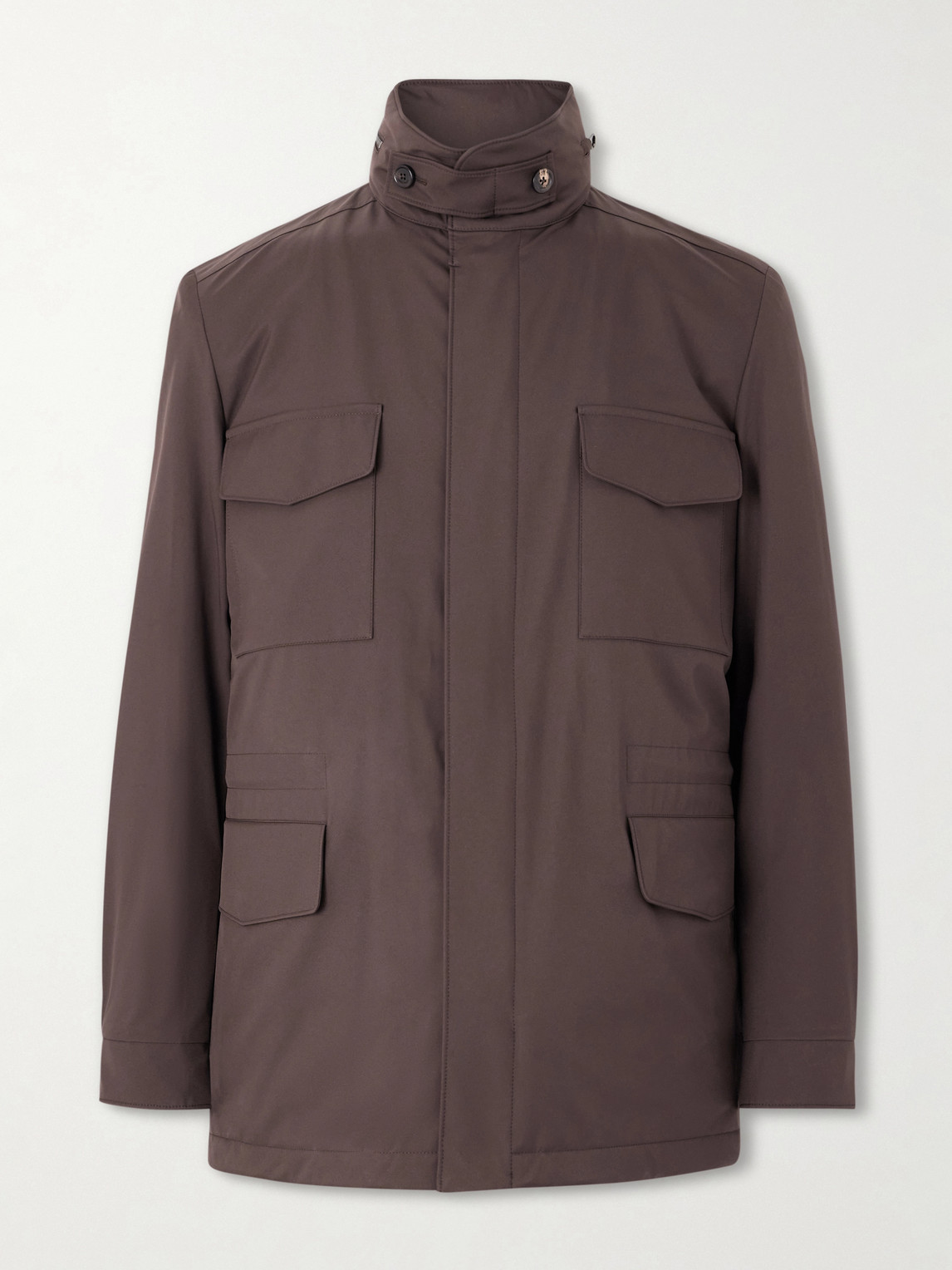 Loro Piana Traveller Windmate Storm System® Shell Hooded Field Jacket IT 56