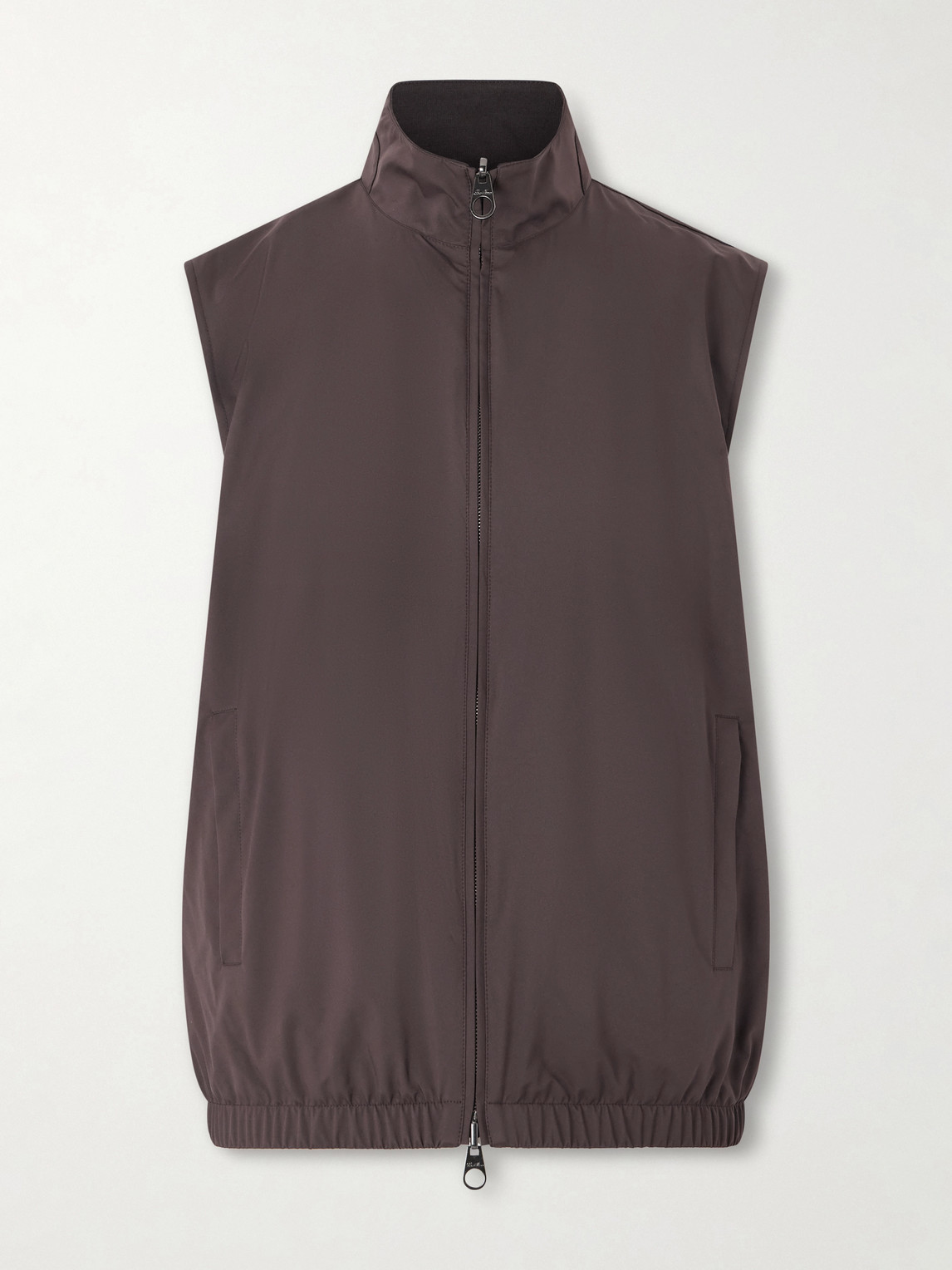 Loro Piana Slim-fit Windwish™ Gilet In Brown