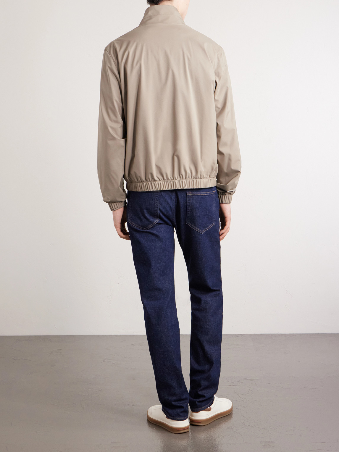  Loro Piana - Reversible Windmate® Storm System® Nylon And Cashmere Blouson Jacket - Men - Brown - It 48 
