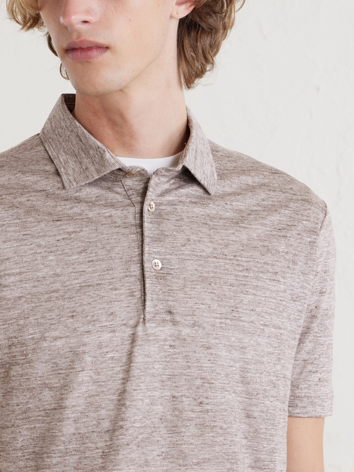 Linen Polo Shirt