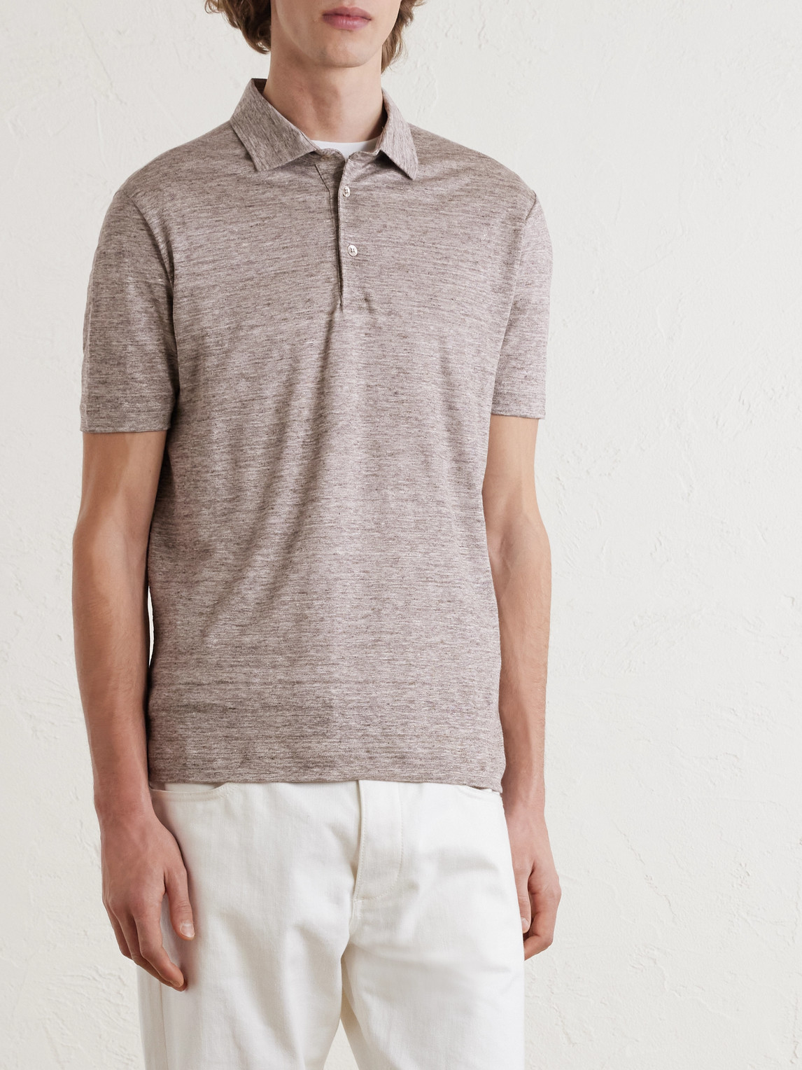 Linen Polo Shirt