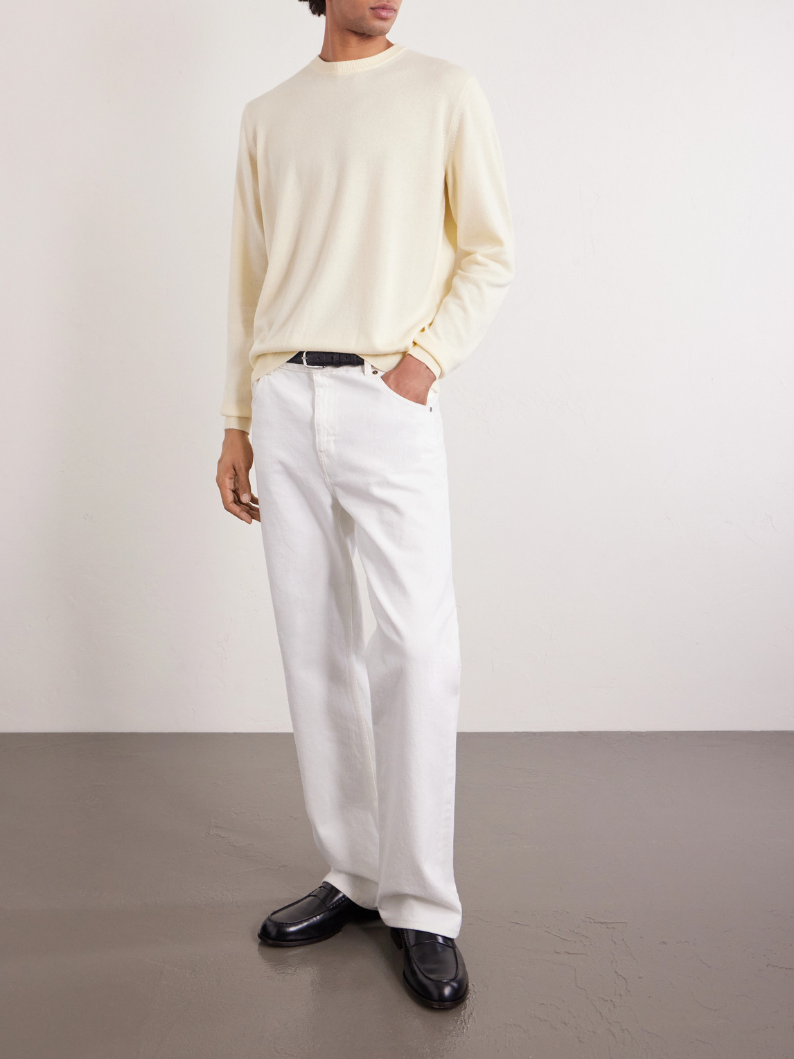Slim-Fit Baby Cashmere Sweater