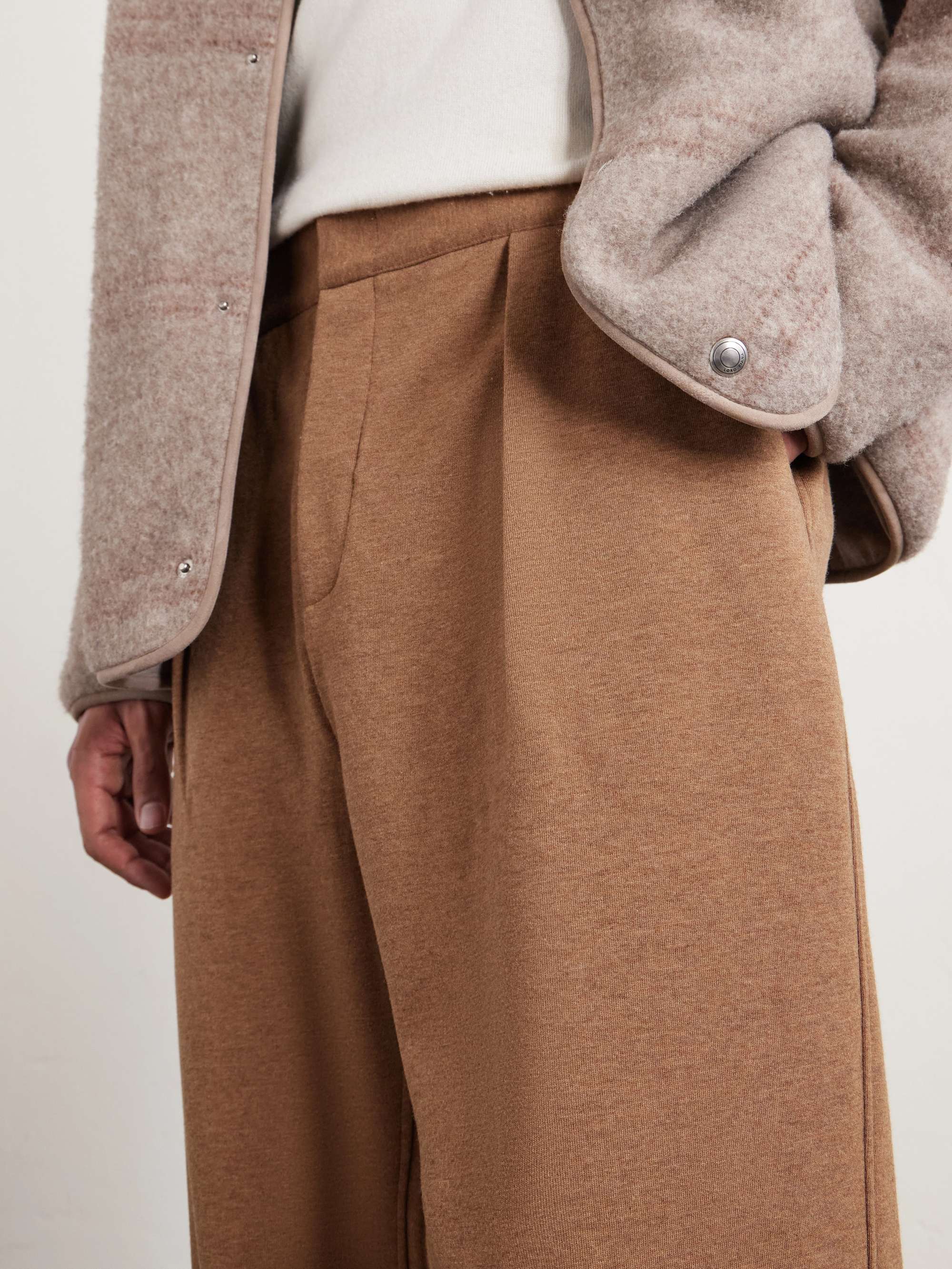 LORO PIANA Wide-Leg Wool and Cashmere-Blend Trousers for Men | MR