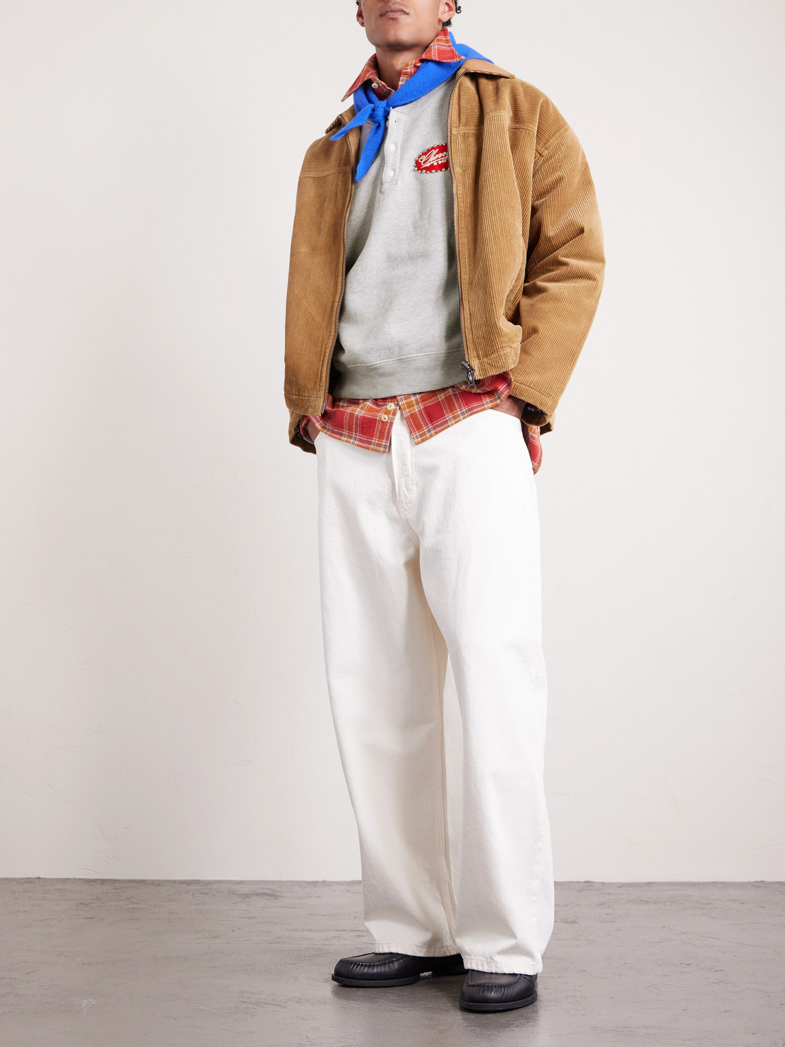 Cherry Los Angeles Five Star Studded Logo-embroidered Cotton-blend Sweater In Multi