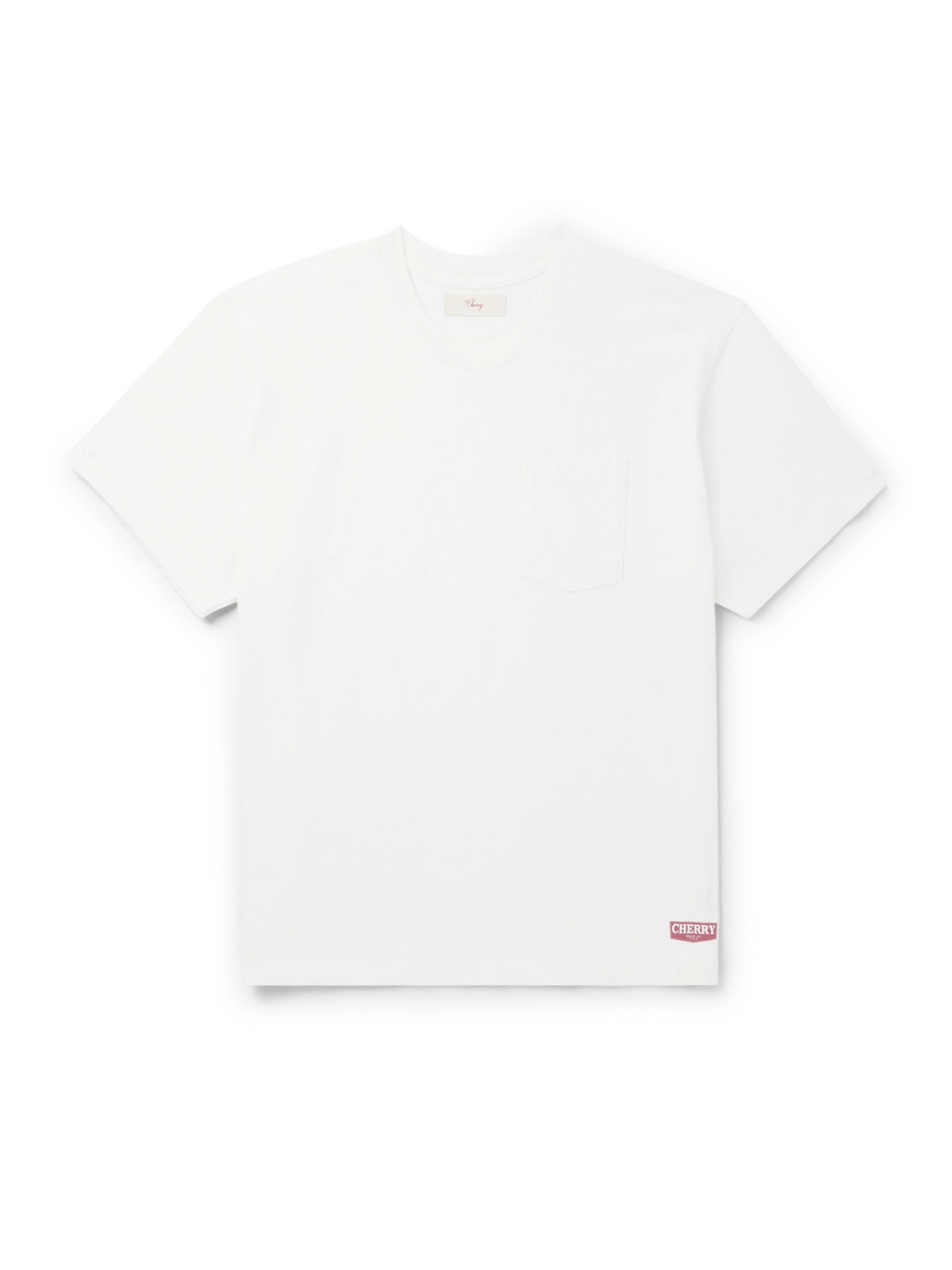 Cherry Los Angeles Cotton-jersey T-shirt In White
