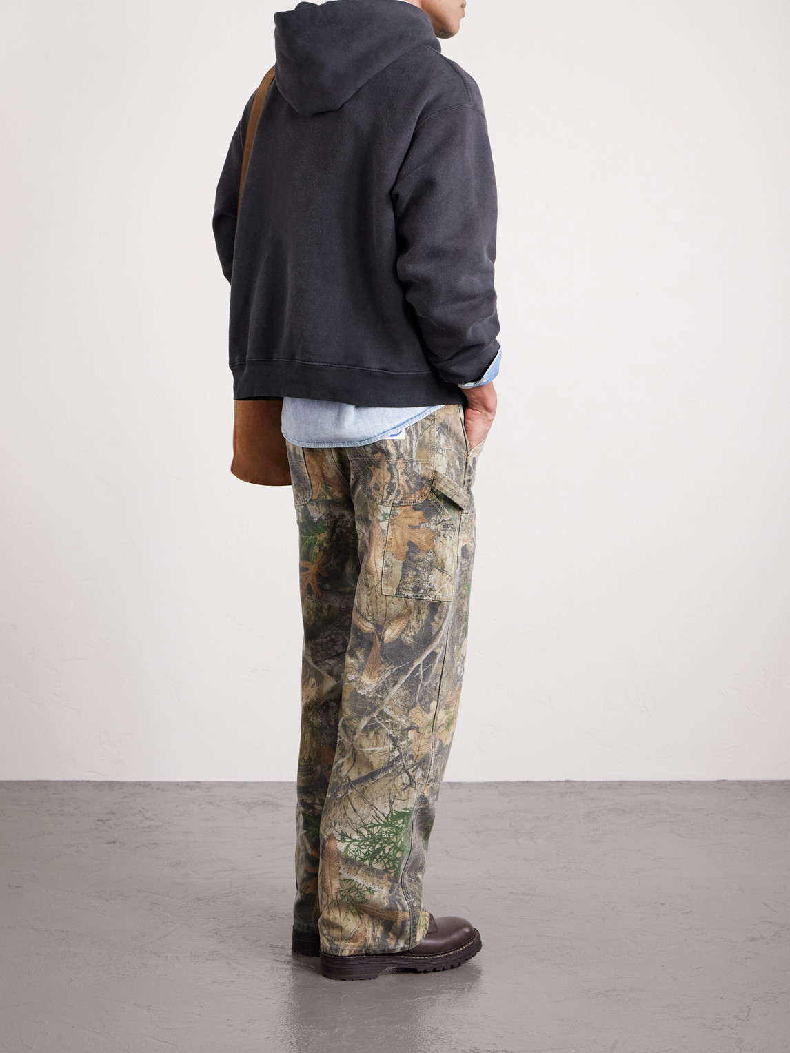 Cherry Los Angeles Hollywood Logo-print Embroidered Cotton-jersey Hoodie In Black