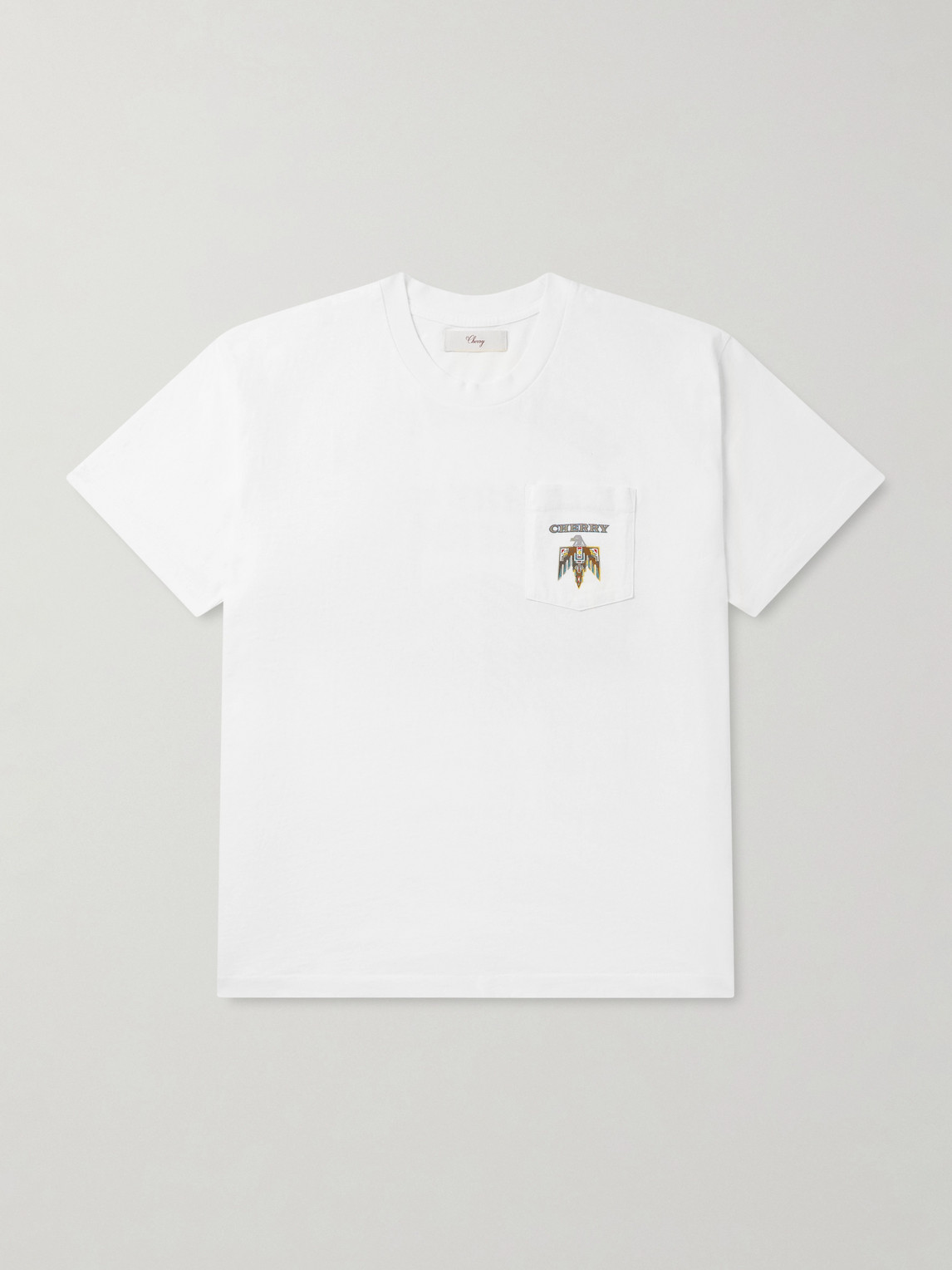 Cherry Los Angeles Logo-print Cotton-jersey T-shirt In White