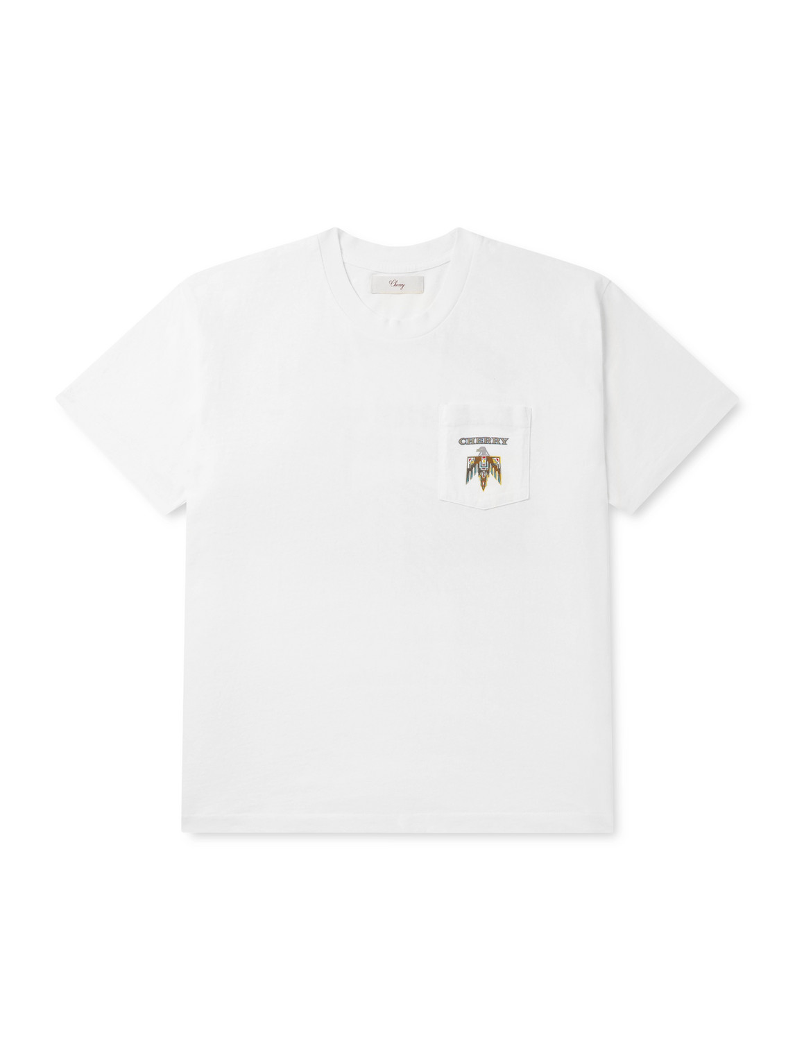Cherry Los Angeles Logo-print Cotton-jersey T-shirt In White