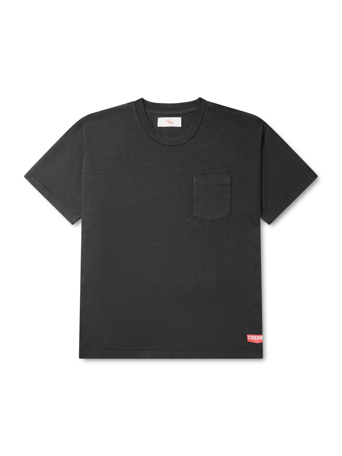 Cherry Los Angeles Logo-print Cotton-jersey T-shirt In Black