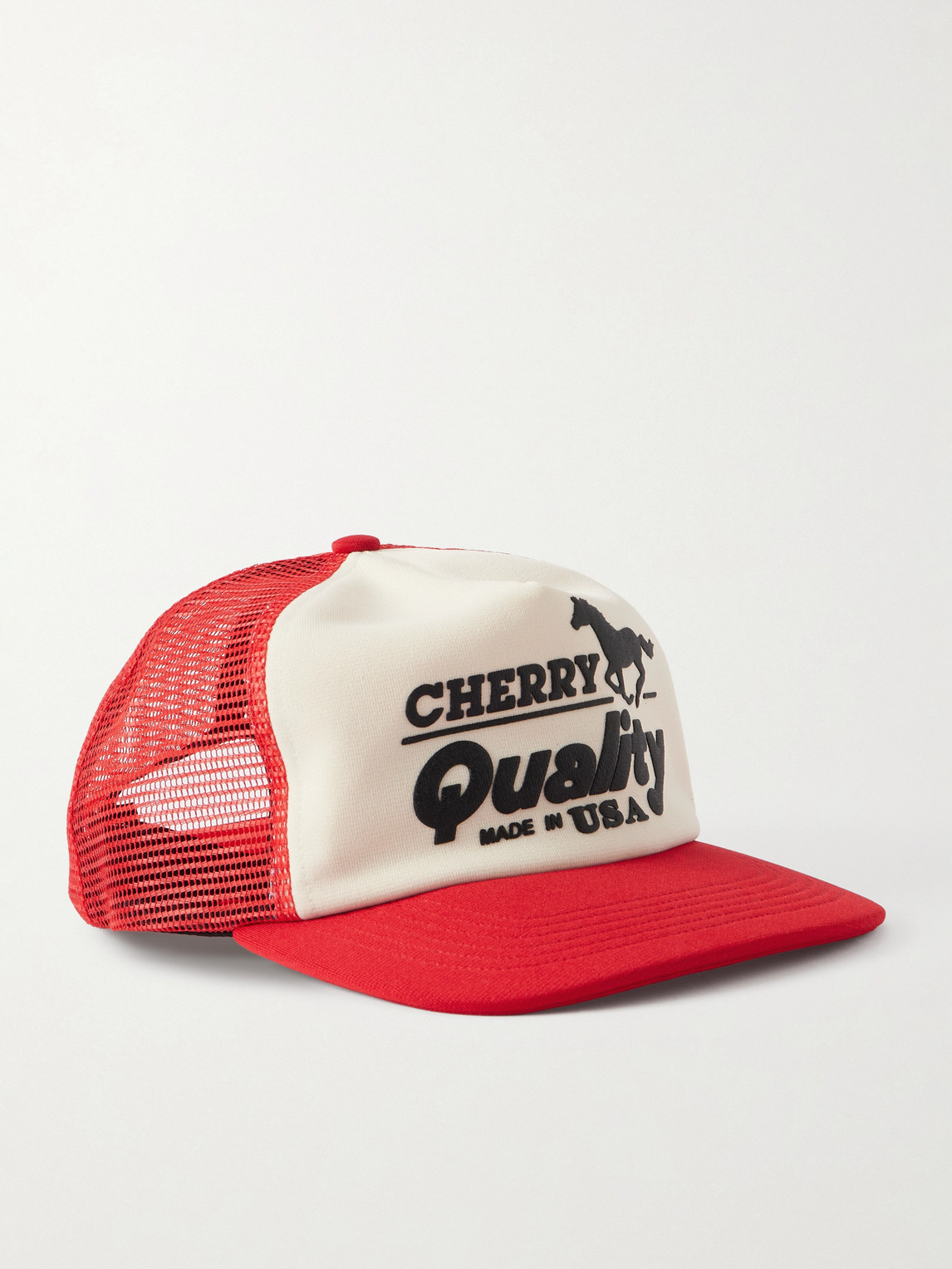 Cherry Los Angeles Printed Foam and Mesh Trucker Cap - Men