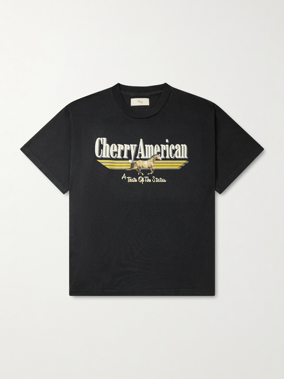 Cherry Los Angeles Coast to Coast Printed Cotton-Jersey T-Shirt - Men