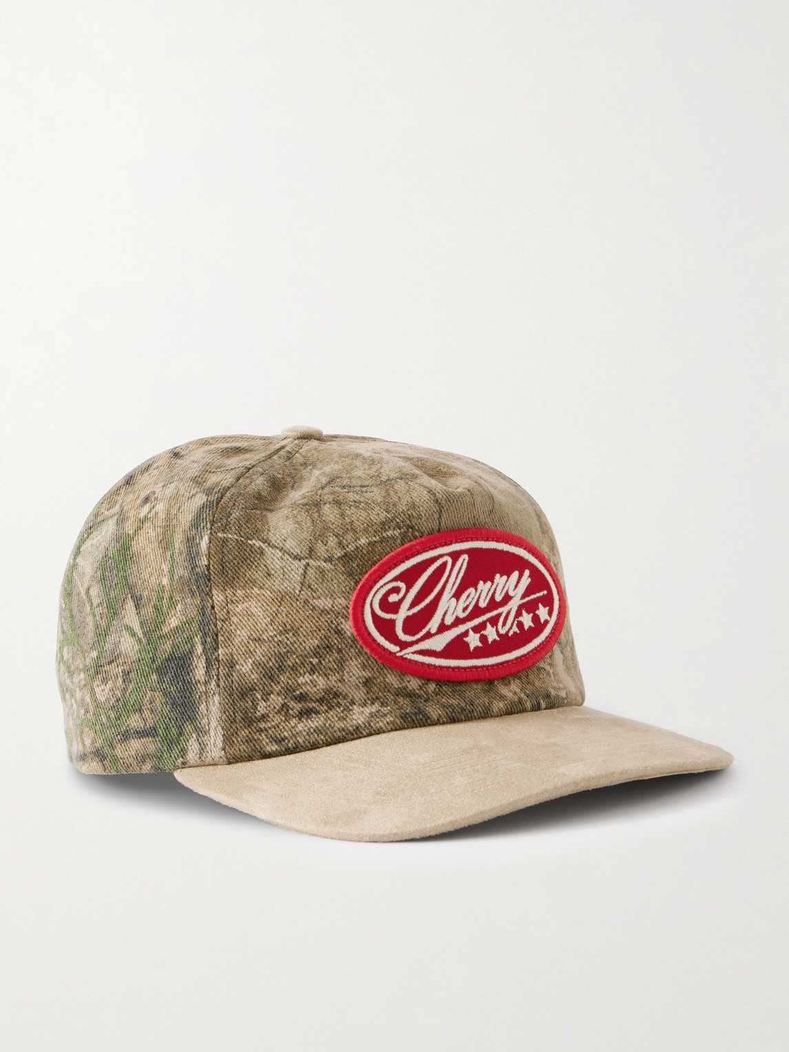 Cherry Los Angeles Five Star Logo-Appliquéd Camouflage-Print Cotton-Twill Baseball Cap - Men