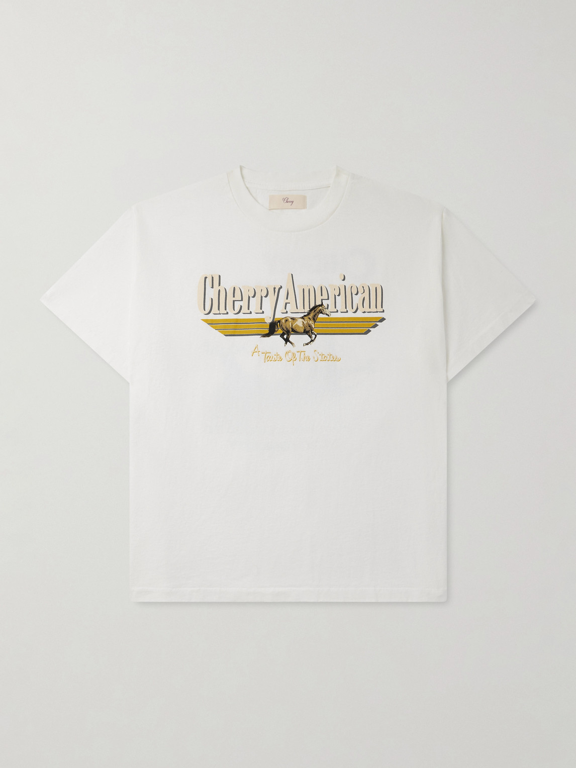 Cherry Los Angeles Coast to Coast Printed Cotton-Jersey T-Shirt - Men