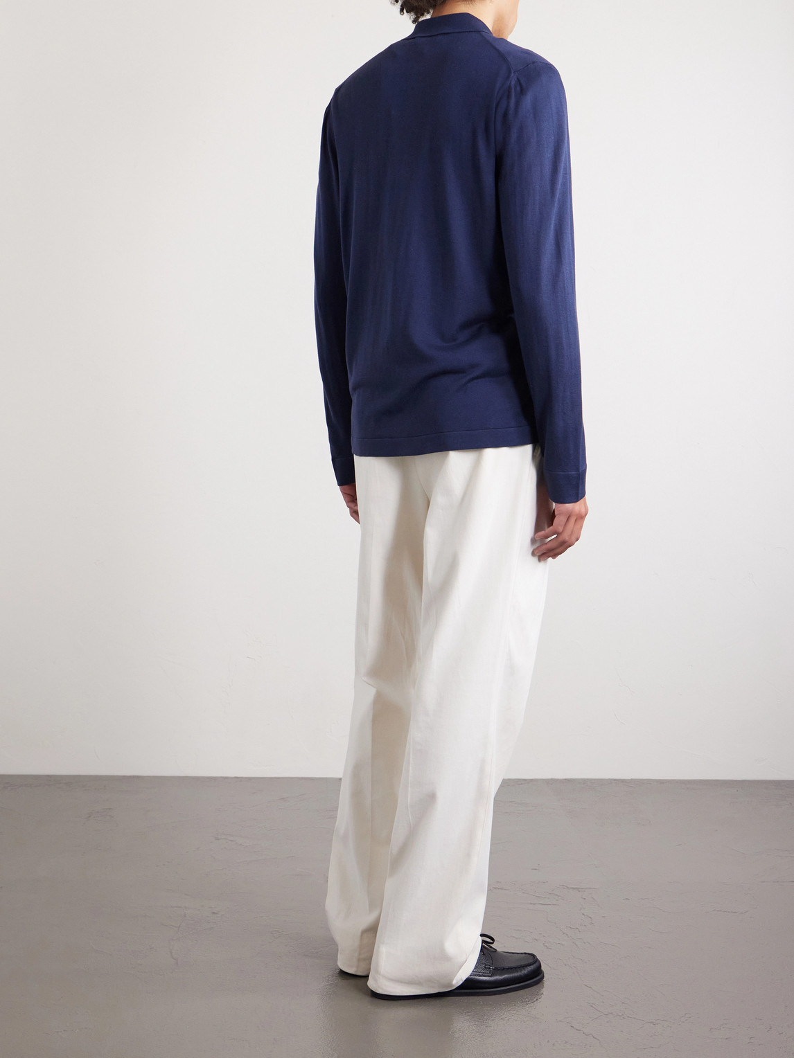  Lardini - Silk Shirt - Men - Blue - S 