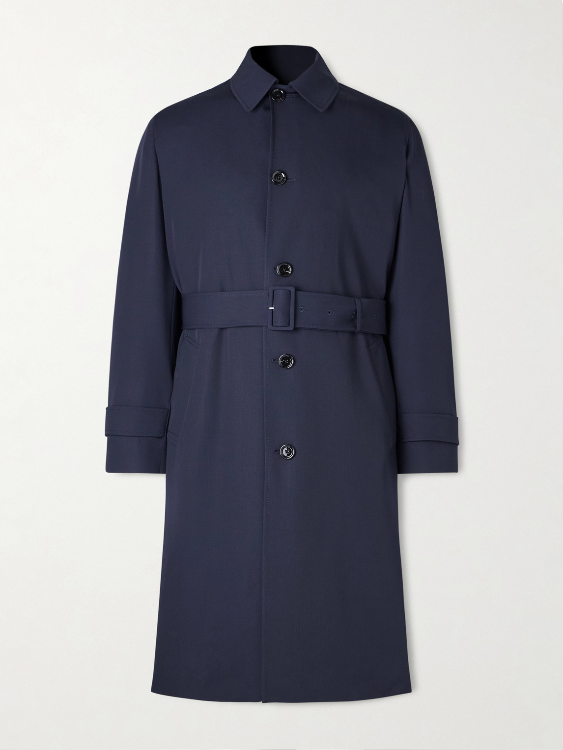 Lardini Virgin Wool-Gabardine Trench Coat - Men