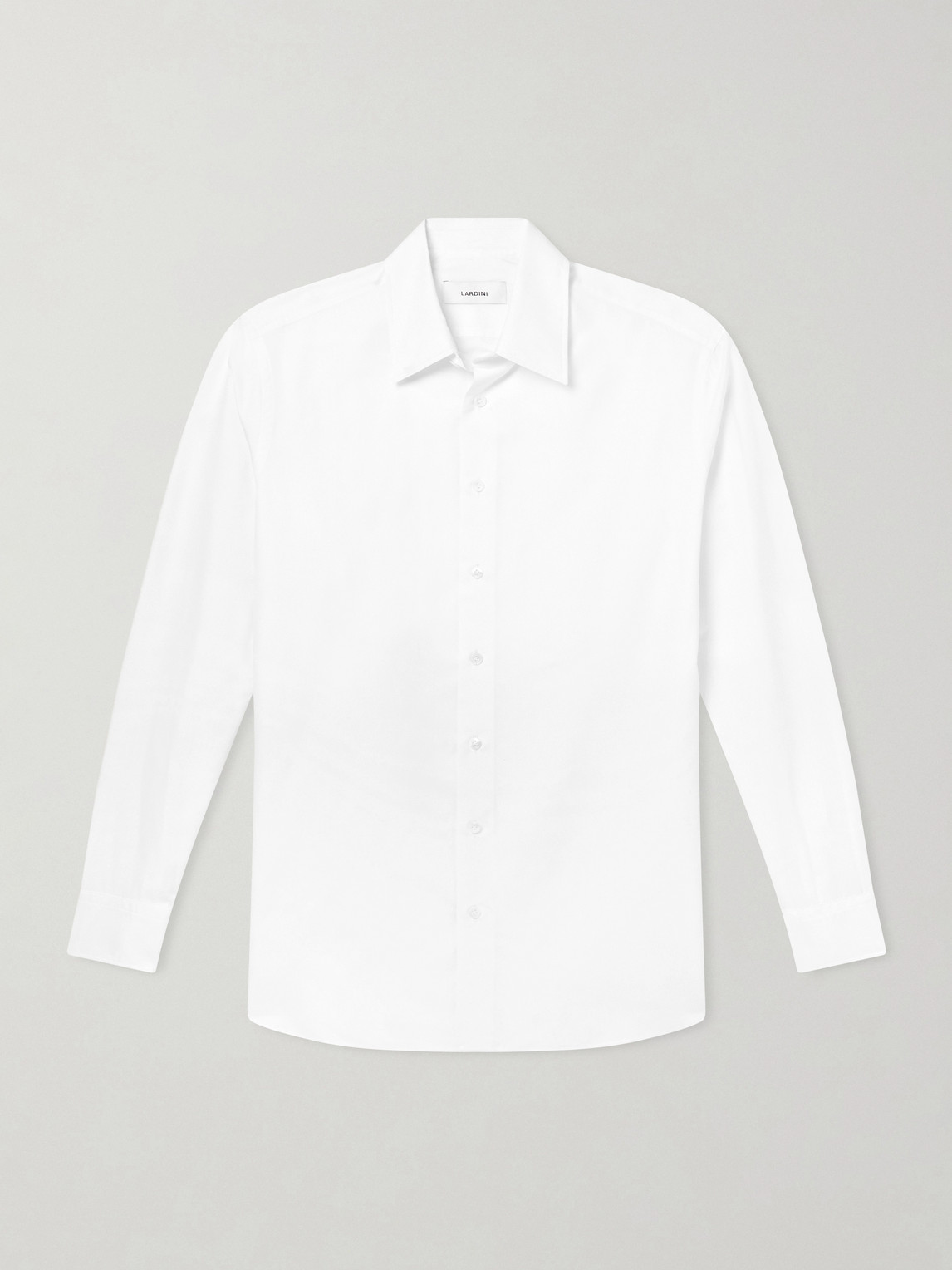 Lardini Naven Cotton and Silk-Blend Shirt EU 39