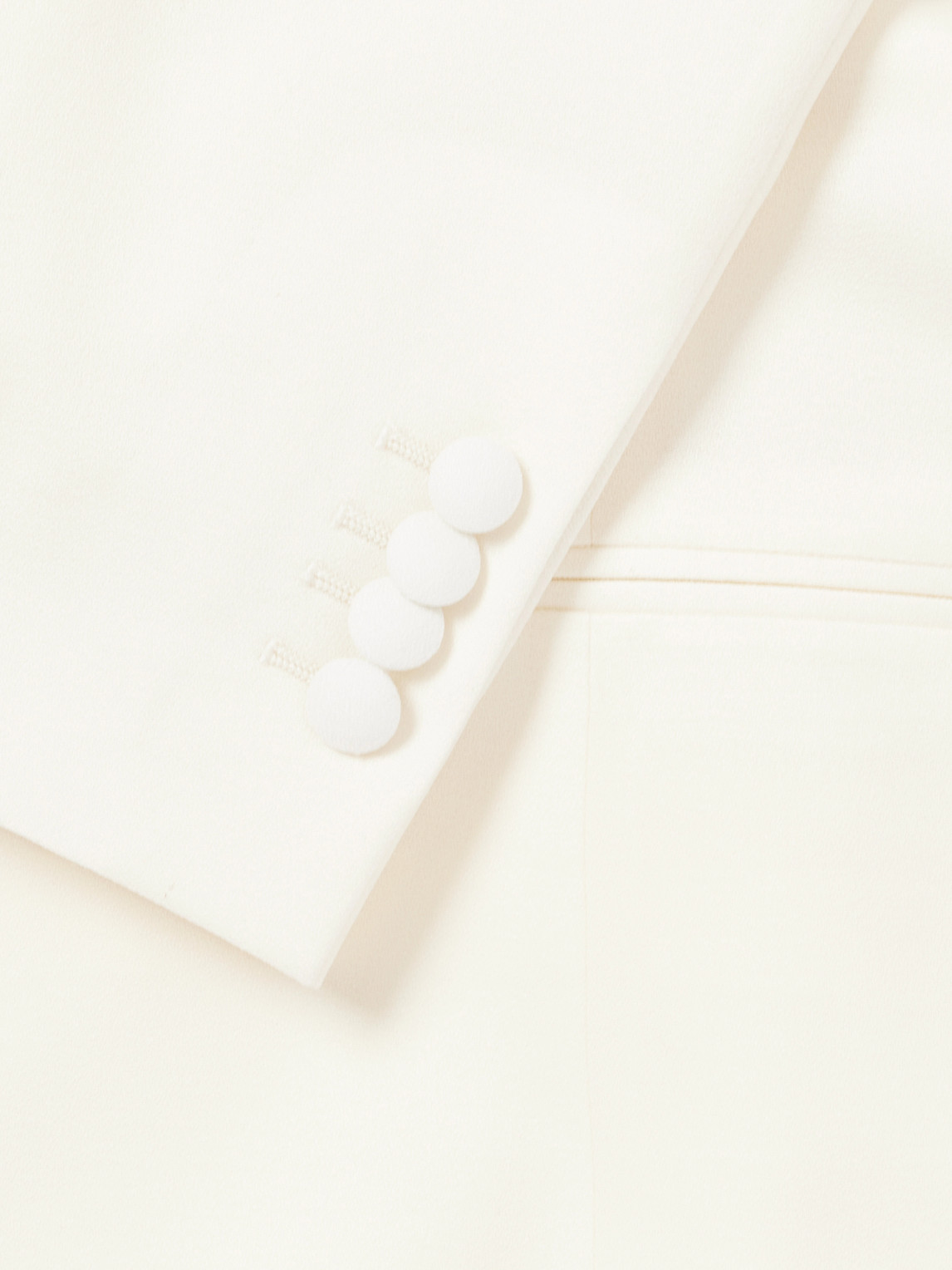 Lardini Piped Collar Blazer In Neutral