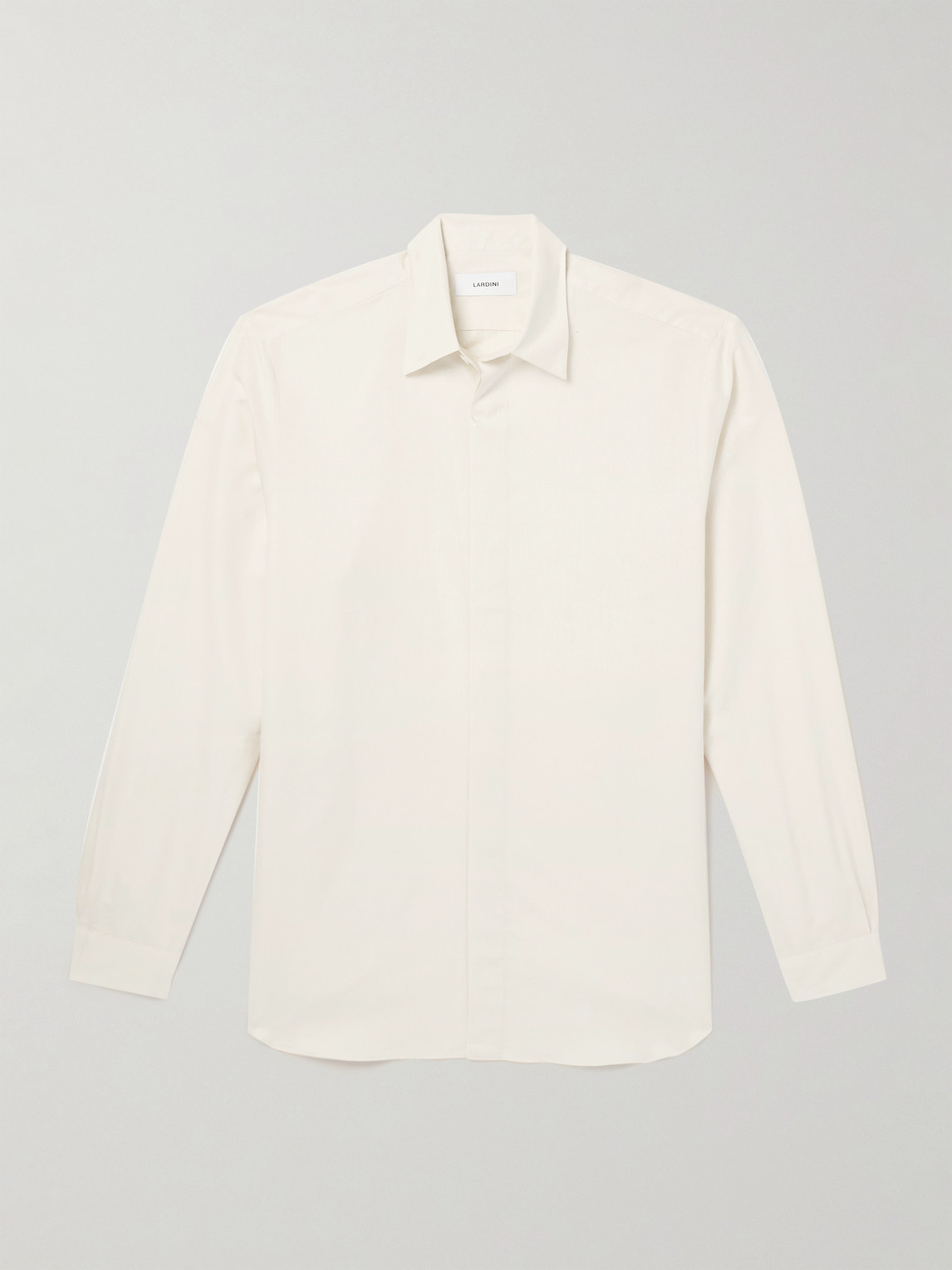 Lardini Cotton and Silk-Blend Shirt EU 43
