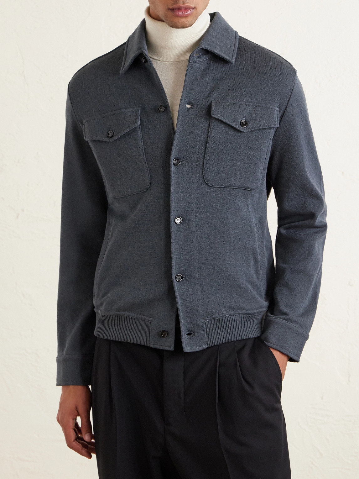  Lardini - Cotton Cardigan - Men - Gray - S 