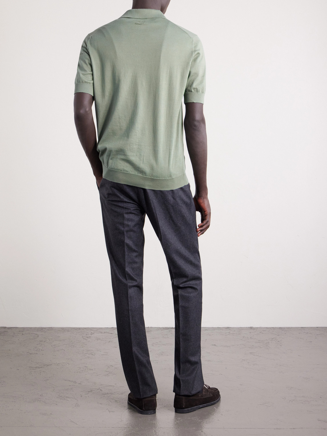  Lardini - Cotton Polo Shirt - Men - Green - S 