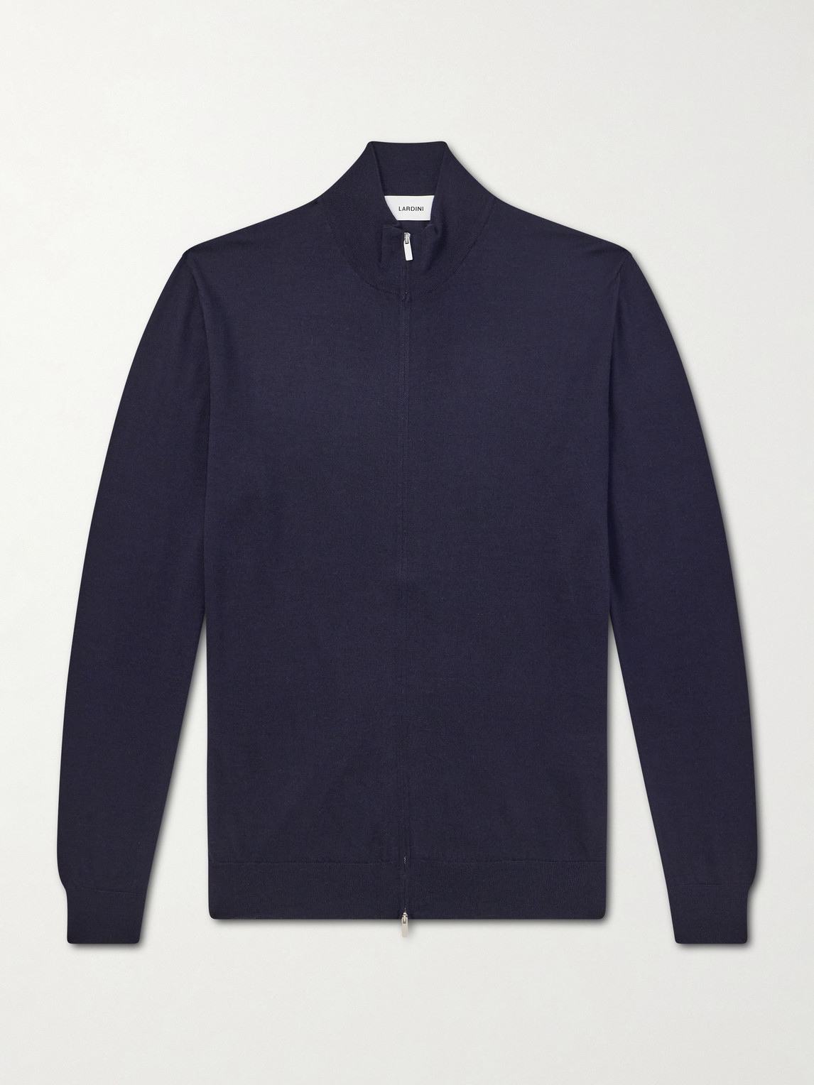 Lardini Virgin Wool Zip-Up Sweater - Men
