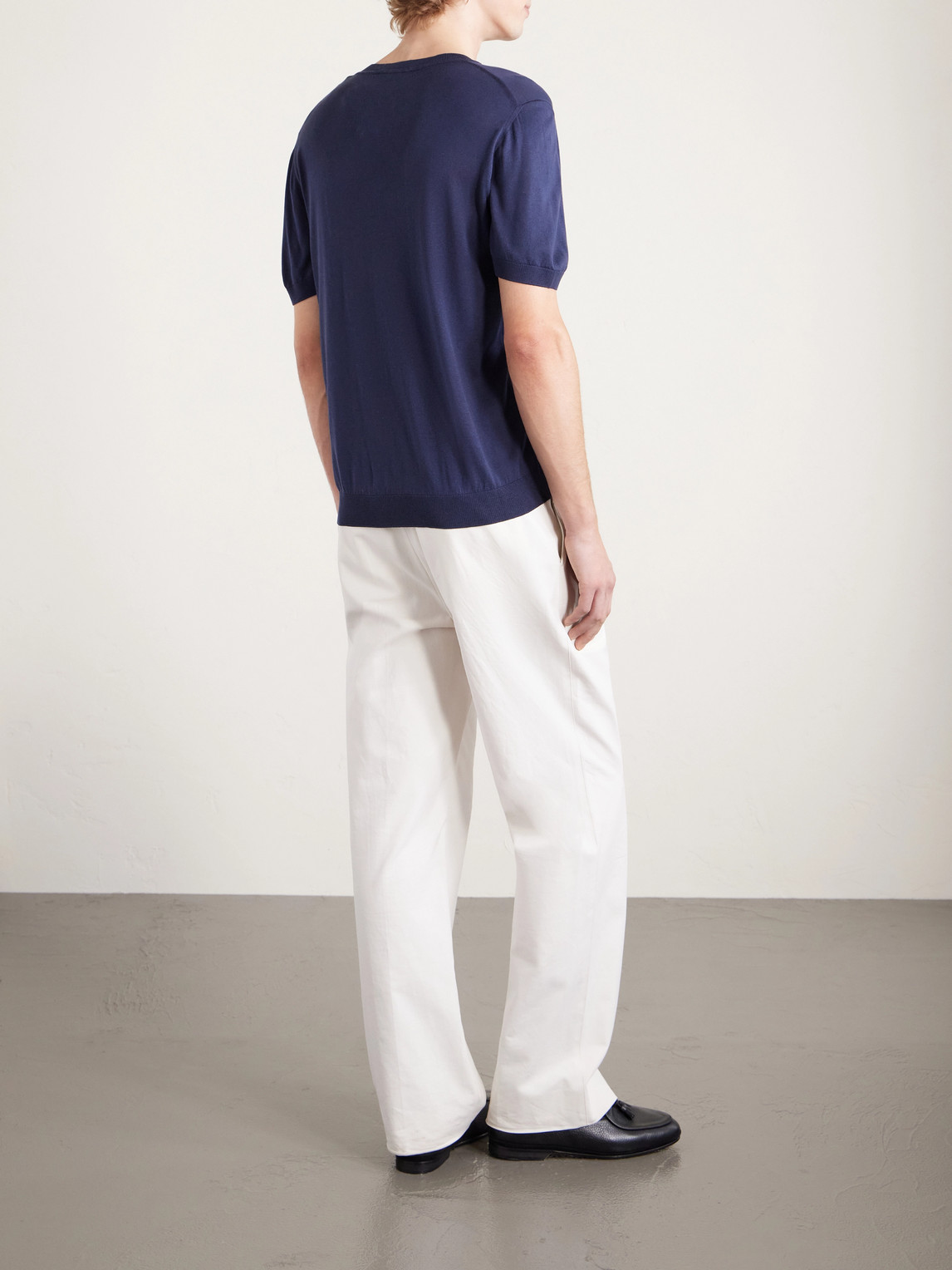  Lardini - Silk Sweater - Men - Blue - L 