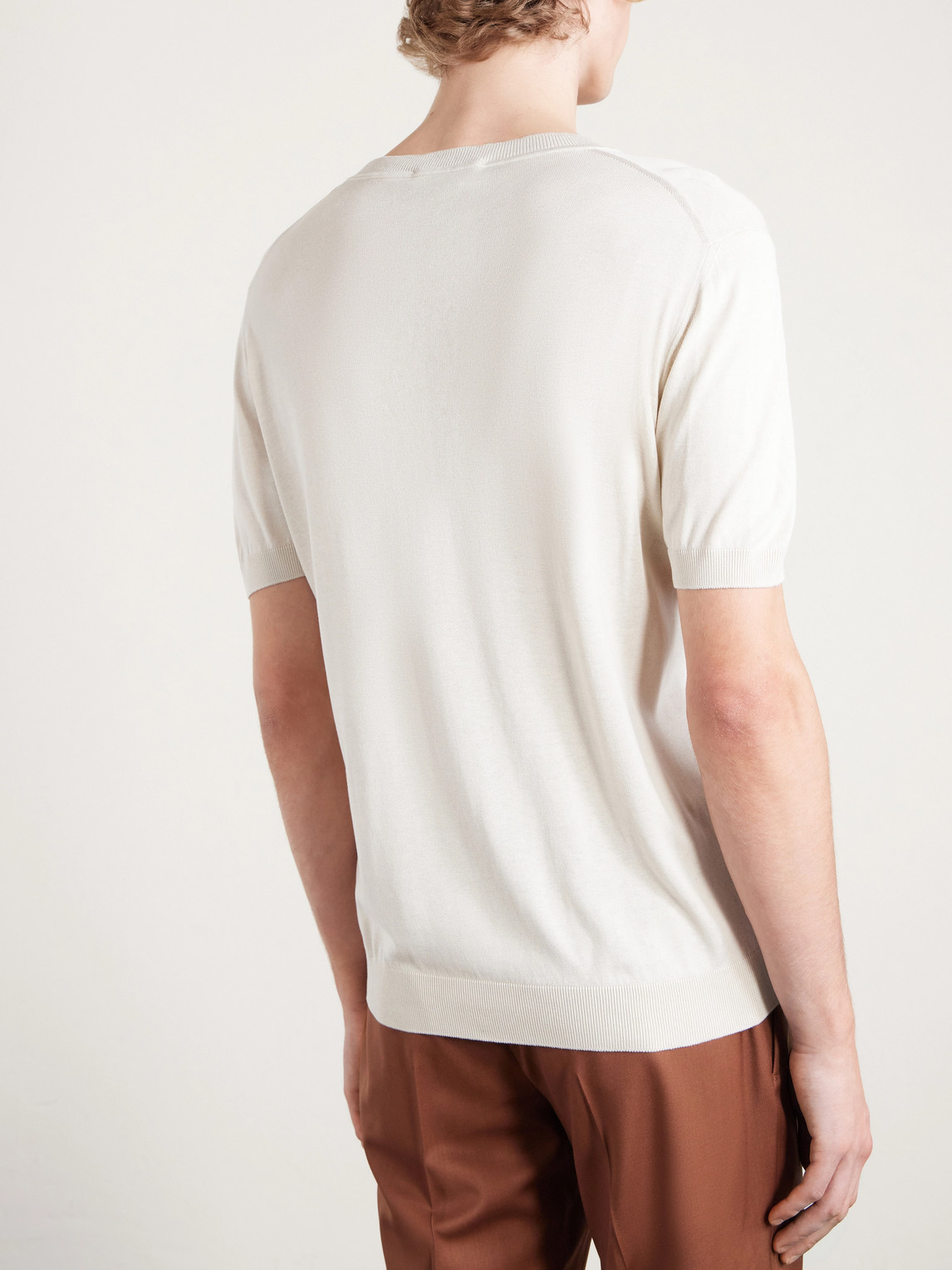  Lardini - Silk Sweater - Men - Neutrals - L 