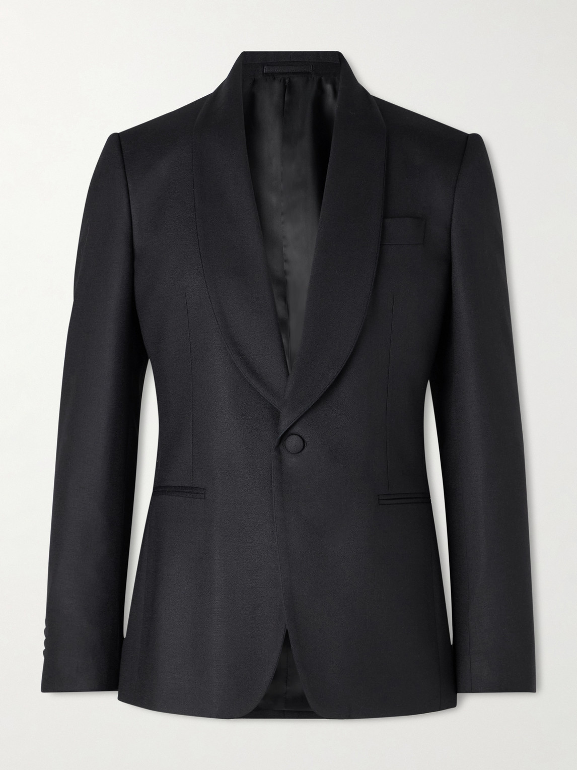 Lardini - Soirée Virgin Wool-Blend Tuxedo Jacket - Men - Black - IT 54