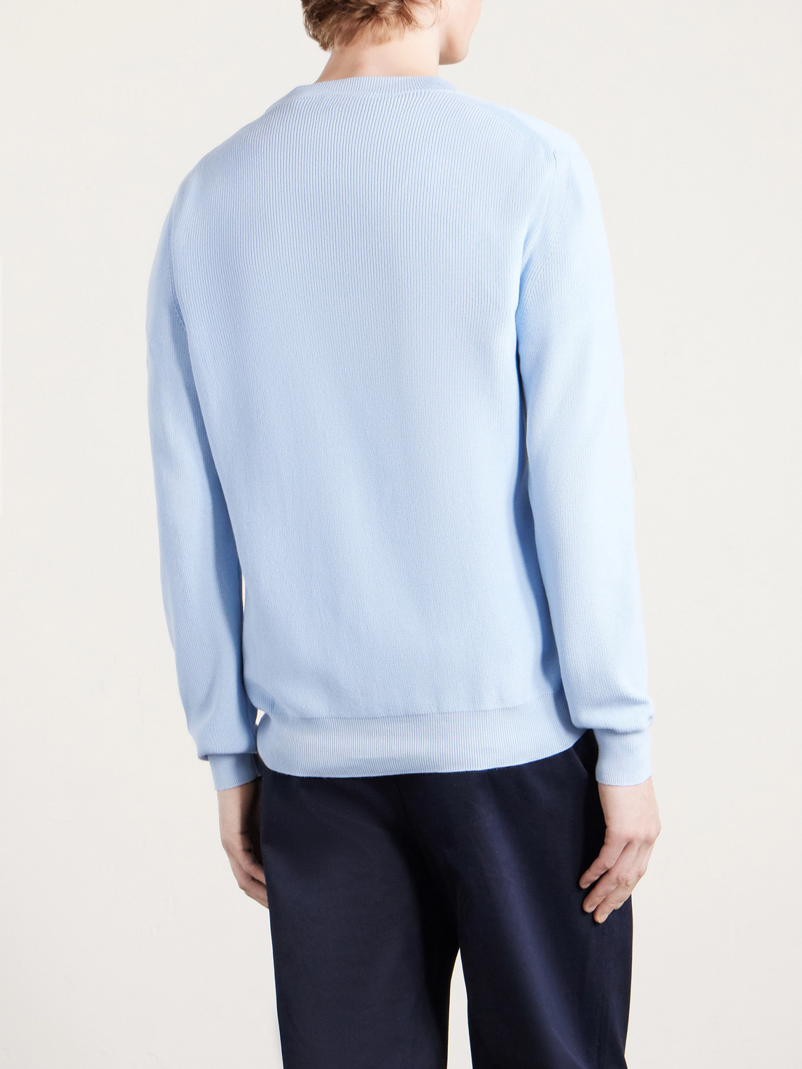 Lardini - Cotton Sweater - Men - Blue - S 