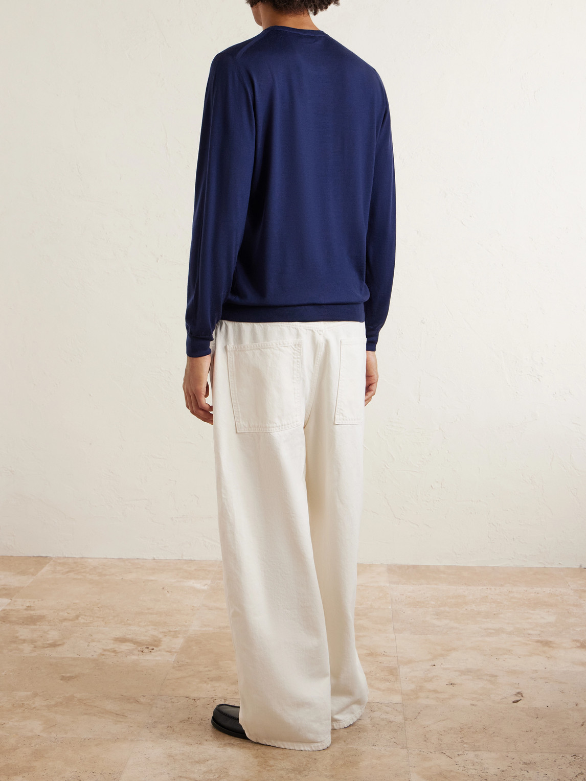 Fedeli Wool Sweater In Blue