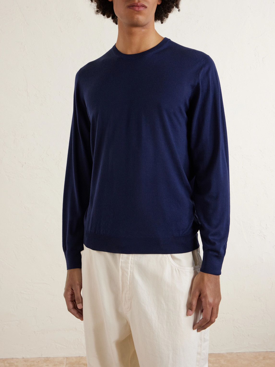 Fedeli Wool Sweater In Blue