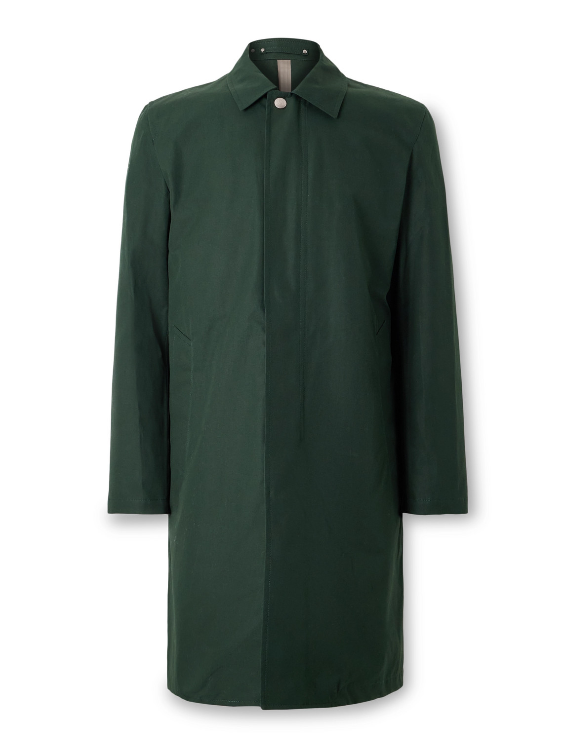 Private White V.c. Jack's Cotton-shell Raincoat In Green