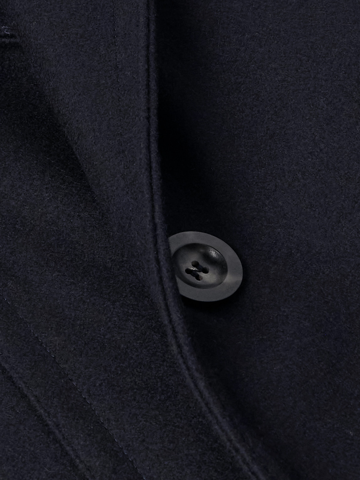 Private White V.c. The Manchester Wool Peacoat In Blue