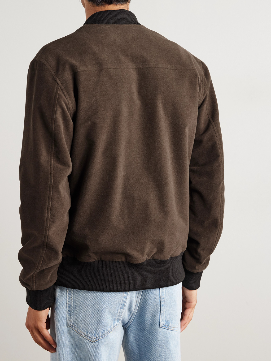 Private White V.c. The Moleskine Cotton-blend Jacket In Brown