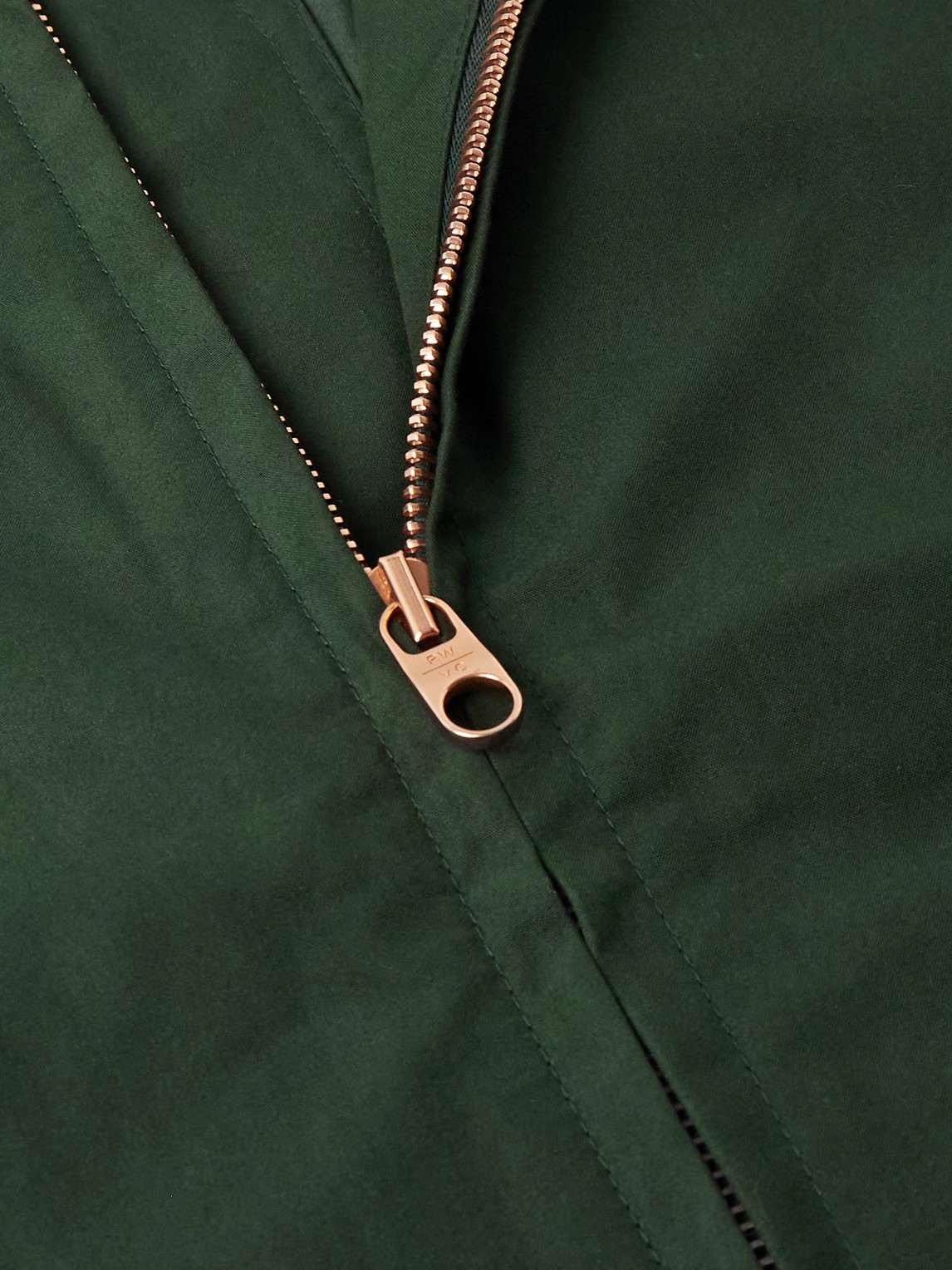 Private White V.c. Cotton-ventile Harrington Jacket In Green