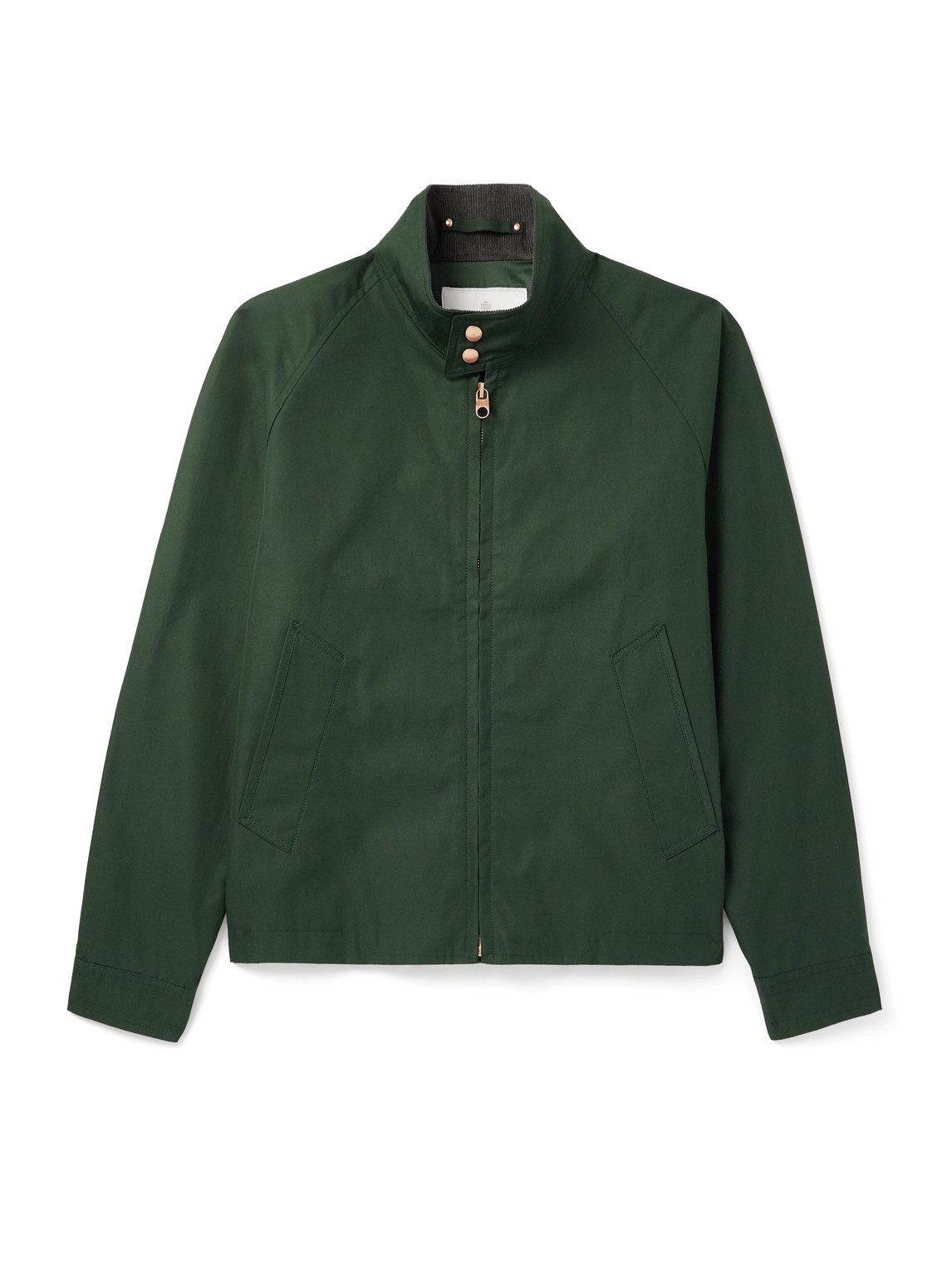 Private White V.c. Cotton-ventile Harrington Jacket In Green