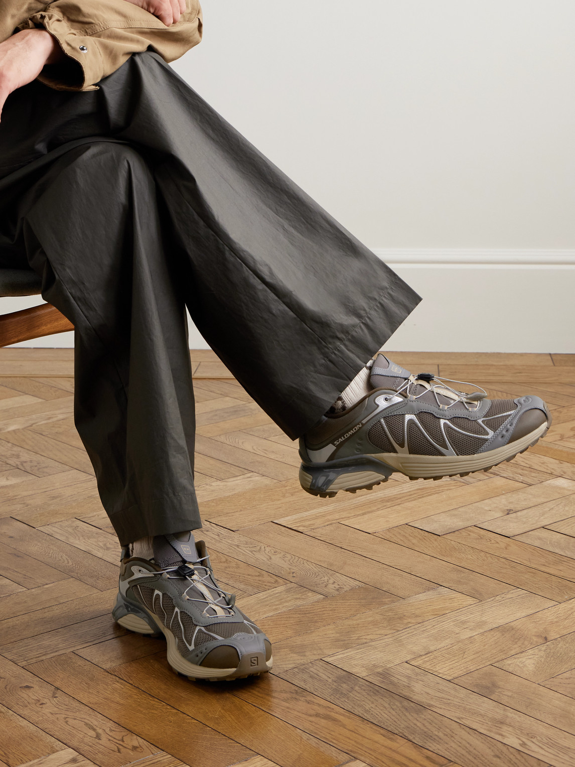 XT-WHISPER Rubber-Trimmed Mesh Sneakers — 2