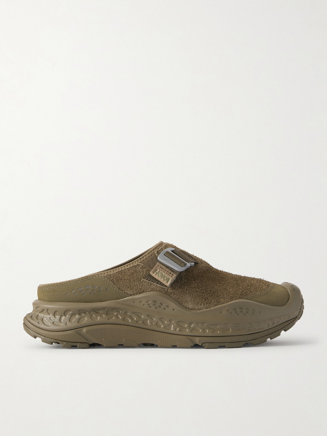 Hoka Ora Primo EXT Rubber-Trimmed Suede Slip-On Sneakers US 11.5