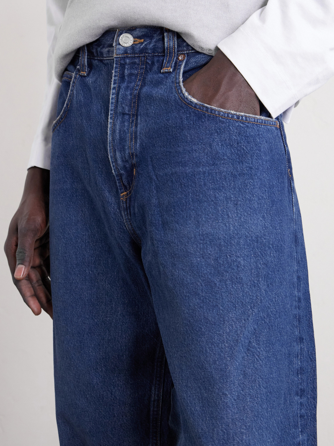 Fusion Organic Wide-Leg Jeans