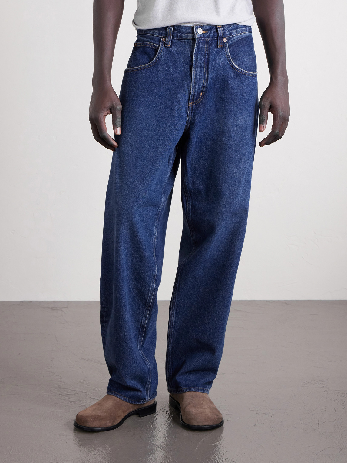 Fusion Organic Wide-Leg Jeans