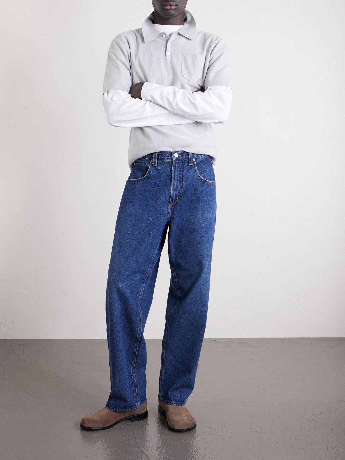 Fusion Organic Wide-Leg Jeans