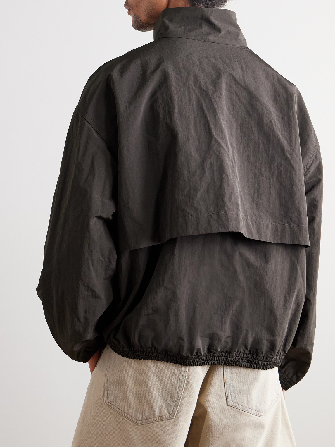  Agolde - Marshall Crinkled-shell Bomber Jacket - Men - Black - S 