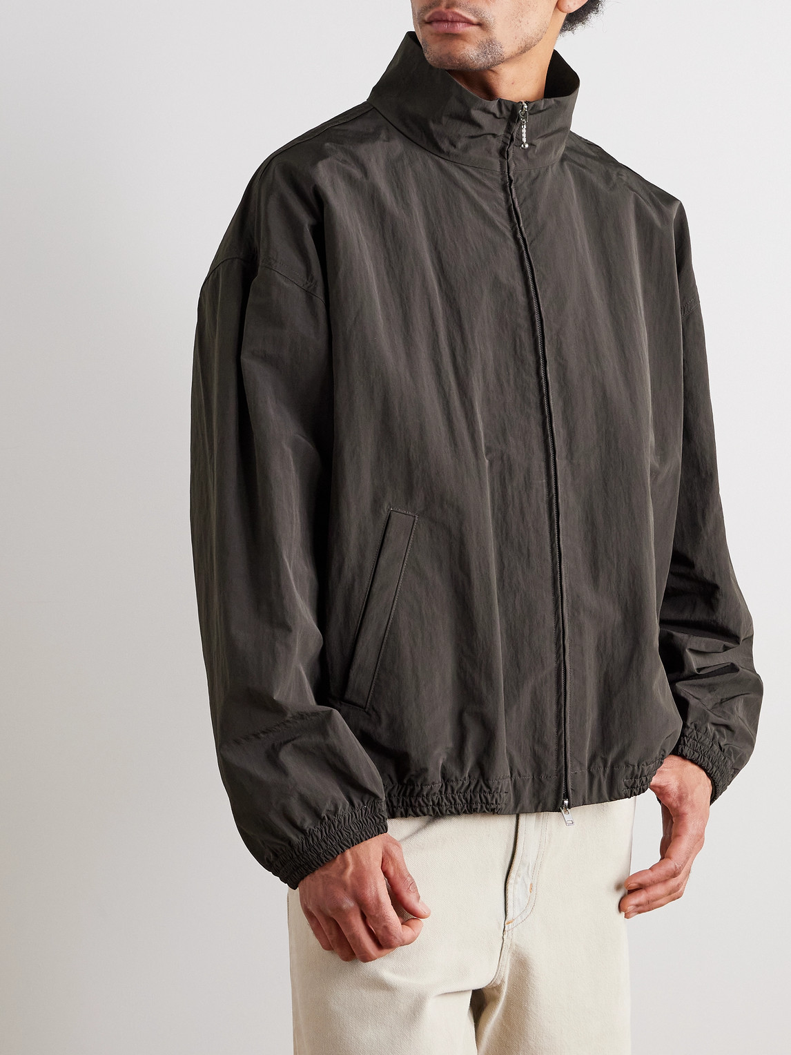  Agolde - Marshall Crinkled-shell Bomber Jacket - Men - Black - S 