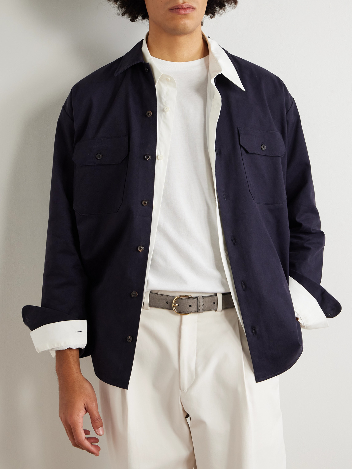 Morjas 3cm Suede Belt In Neutral