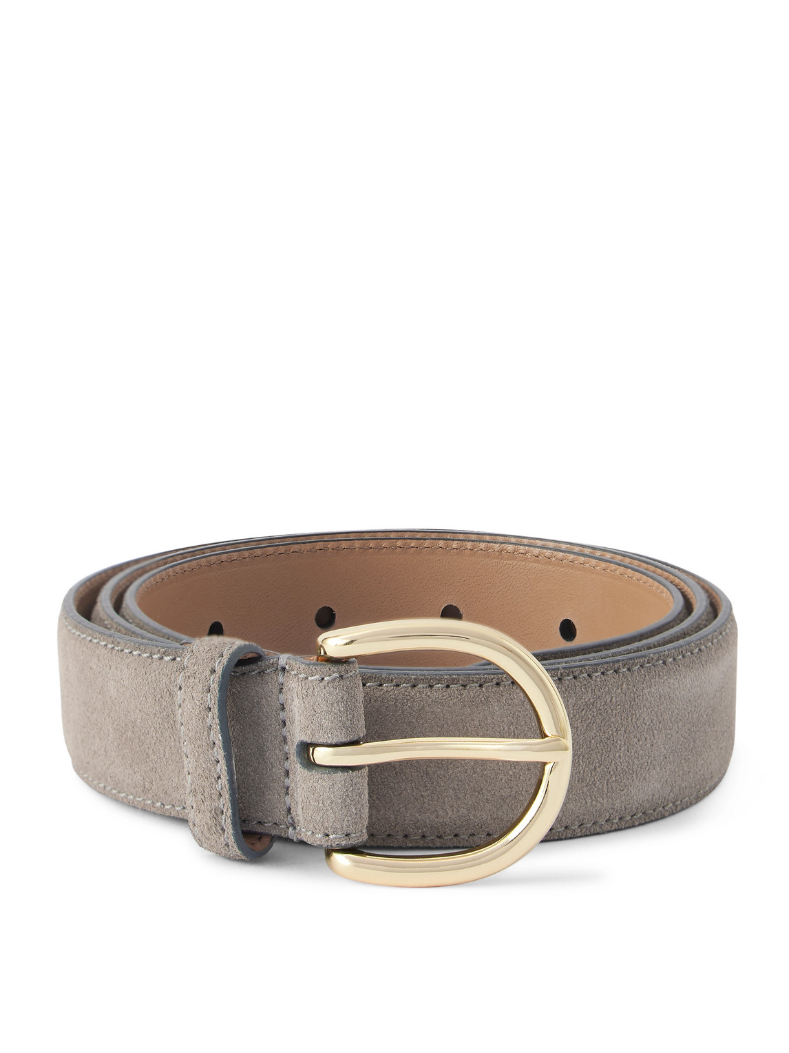 Morjas 3cm Suede Belt In Neutral