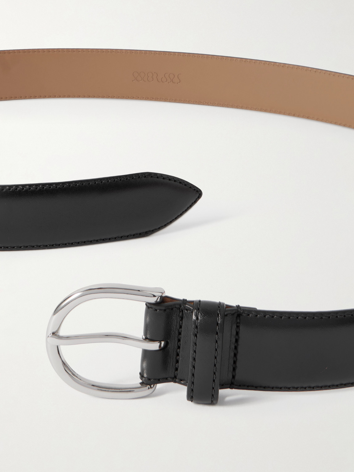 Morjas The Belt 3cm Leather Belt In Black