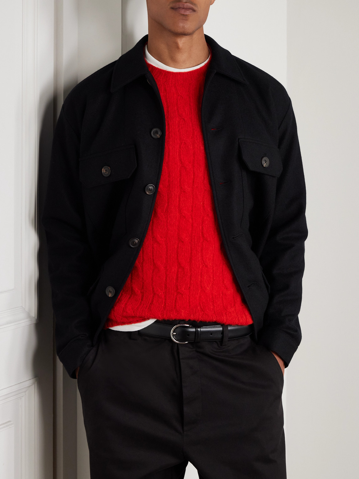 Morjas The Belt 3cm Leather Belt In Black