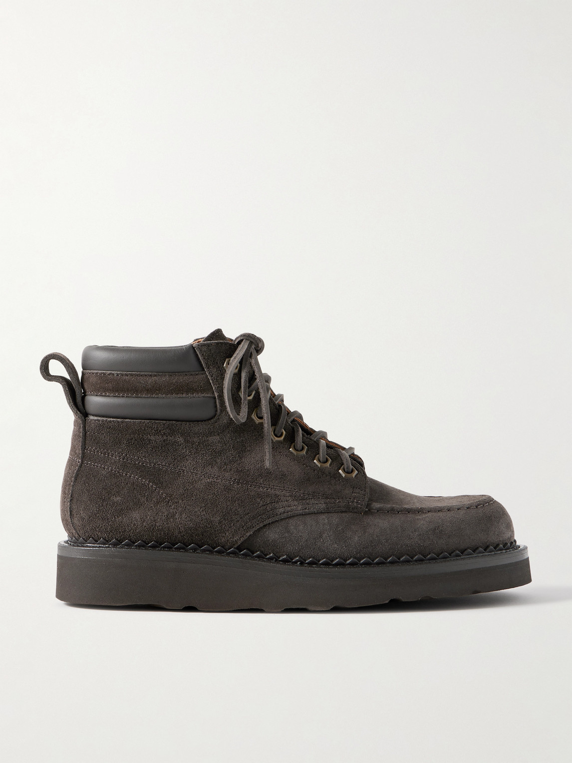 Yuketen Leather-Trimmed Suede Boots - Men